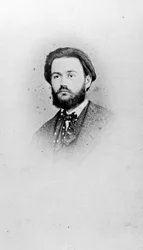 Emile Zola (1840-1902) im Alter von 25 Jahren, ca. 1865